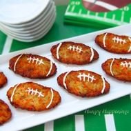 Football ball shaped food