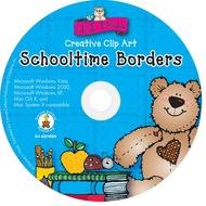 schooltime Borders, design of cd, Clip Art