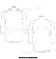 Long Sleeve T Shirt Template N9