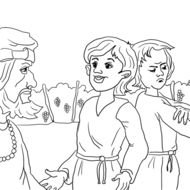 Parable Of Two Sons Coloring Page