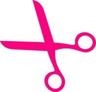 White Hair Scissors Clip Art