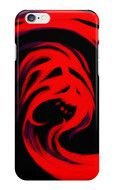creepy red-black phone case