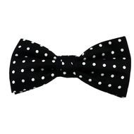 Black And White Polka Dot Bow drawing