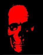 Red Skull Border Designs