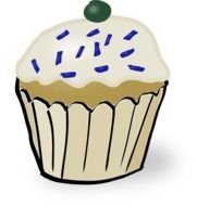 Cupcake With Sprinkles Clip Art N10