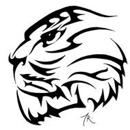 Tribal Tiger Tattoo Designs Drawings