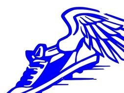 Winged Shoe Logo