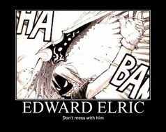 Edward Elric Scary Poster By Okami Hato23