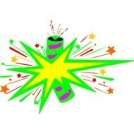Exploding Firecracker Clip Art N4