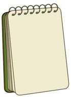 Notepad Clipart Quizzing Clip Art