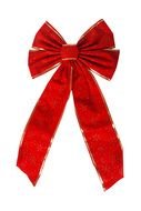 isolated red Christmas bow