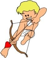 Valentine Cupid Clip Art N23