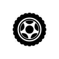Car With Flat Tire Clip Art N18