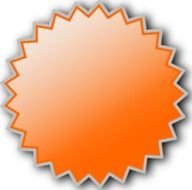 Starburst Free Badge Clip Art