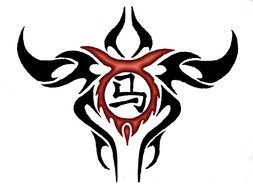 Taurus sign for tattoo
