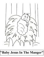 Baby Jesus Coloring Pages N7
