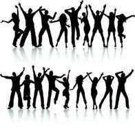 Dancer Silhouette Clip Art N40