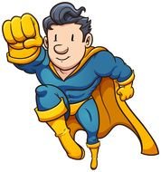 cartoon Super Hero