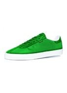 isolated green sneakers