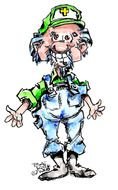 Bible Man Clip Art drawing