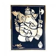Home Antique Lord Ganesha Grass Art Wall Hanging