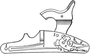 Lock Pistol Clip Art drawing