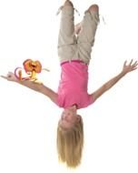 clipart of the hanging blond girl