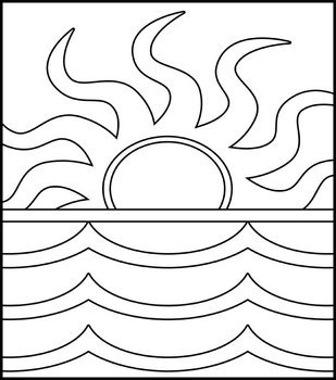 Summer Clip Art Black And White N6