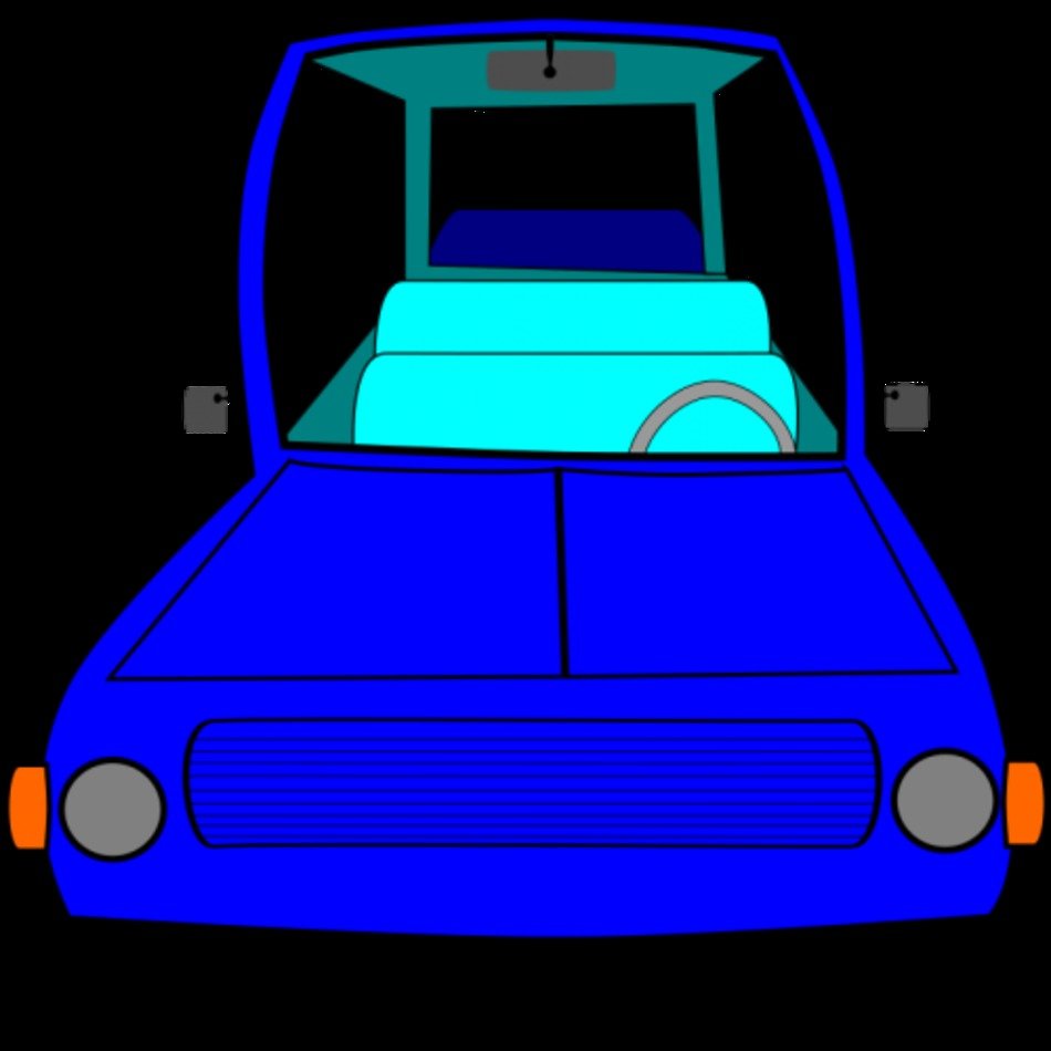 Bl aring Fordon Vektor Illustration