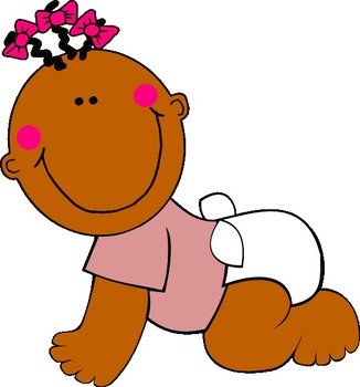 Baby Crawling Clip Art N22