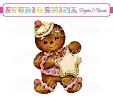 Gingerbread Man Clip Art N87