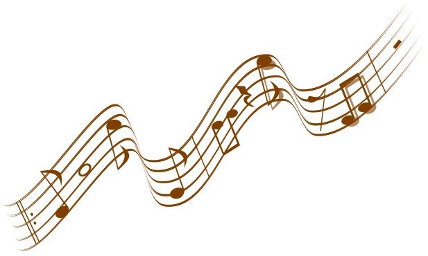 Gold Music Notes Clip Art N5