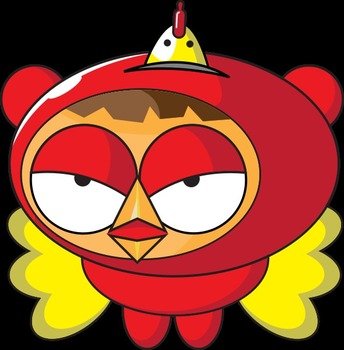 Baby Superhero Cartoon Clip Art N3