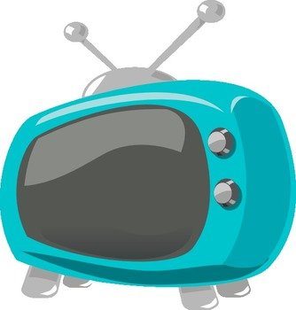 Cartoon TV Clip Art N21