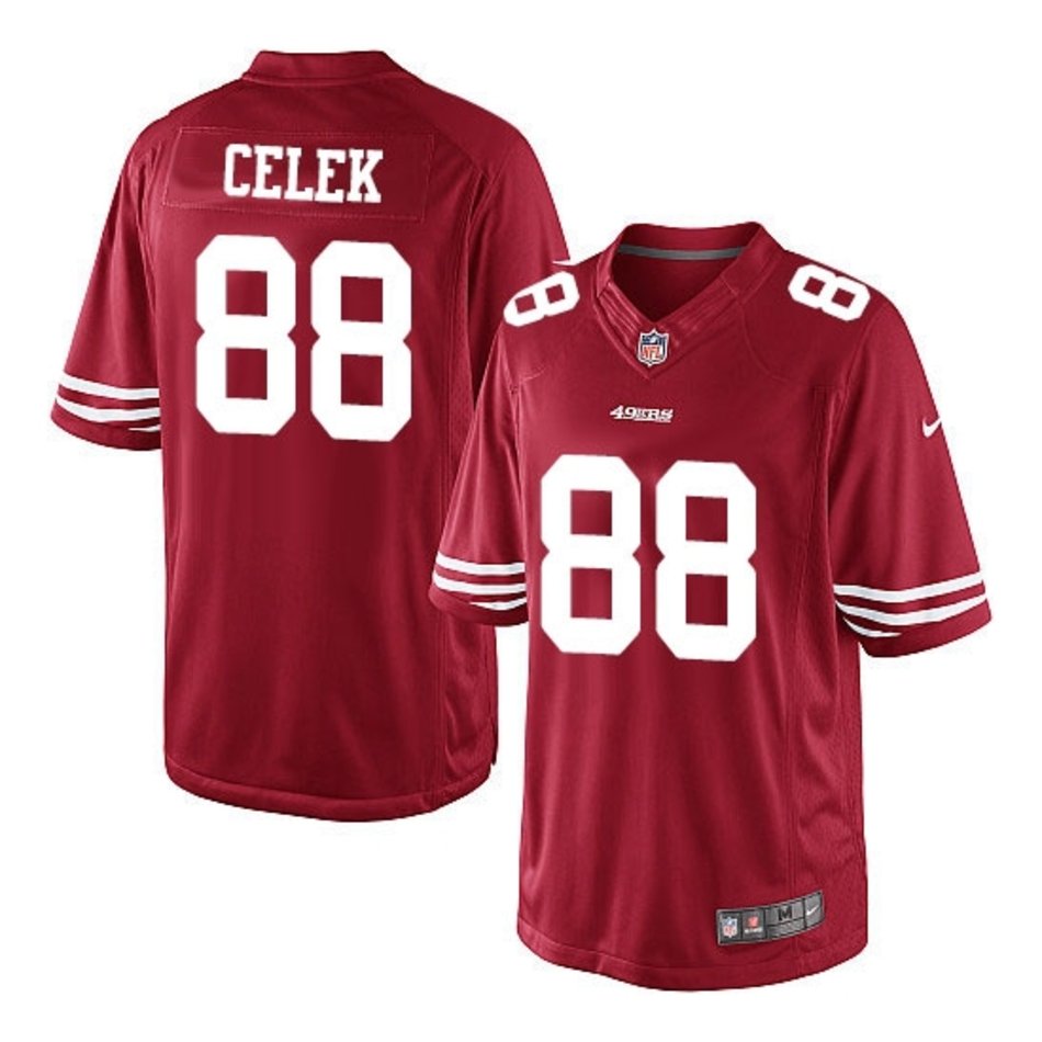 49ers gt Garrett Celek Jersey Nike San Francisco