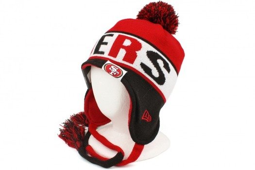 KIDS CRAYON BOX NFL SAN FRANCISCO 49ERS KNIT TASSEL BEANIE HAT