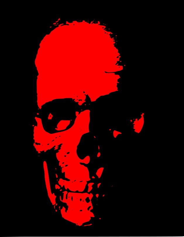Red Skull Border Designs