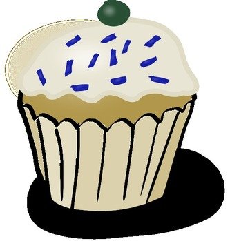 Cupcake With Sprinkles Clip Art N10