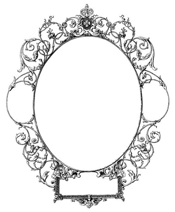Vintage Border Frame Free Clip Art N2