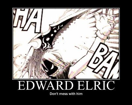 Edward Elric Scary Poster By Okami Hato23