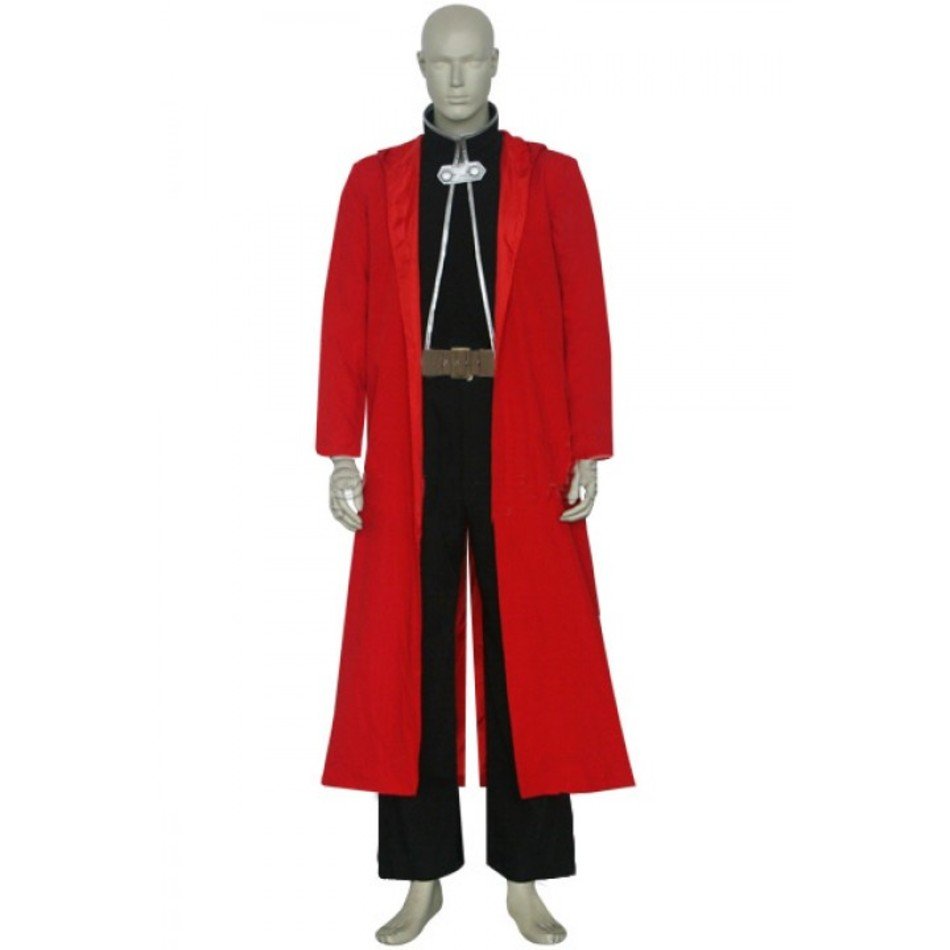 Home Costumes FullMetal Alchemist Edward Elric Cosplay Costume free ...