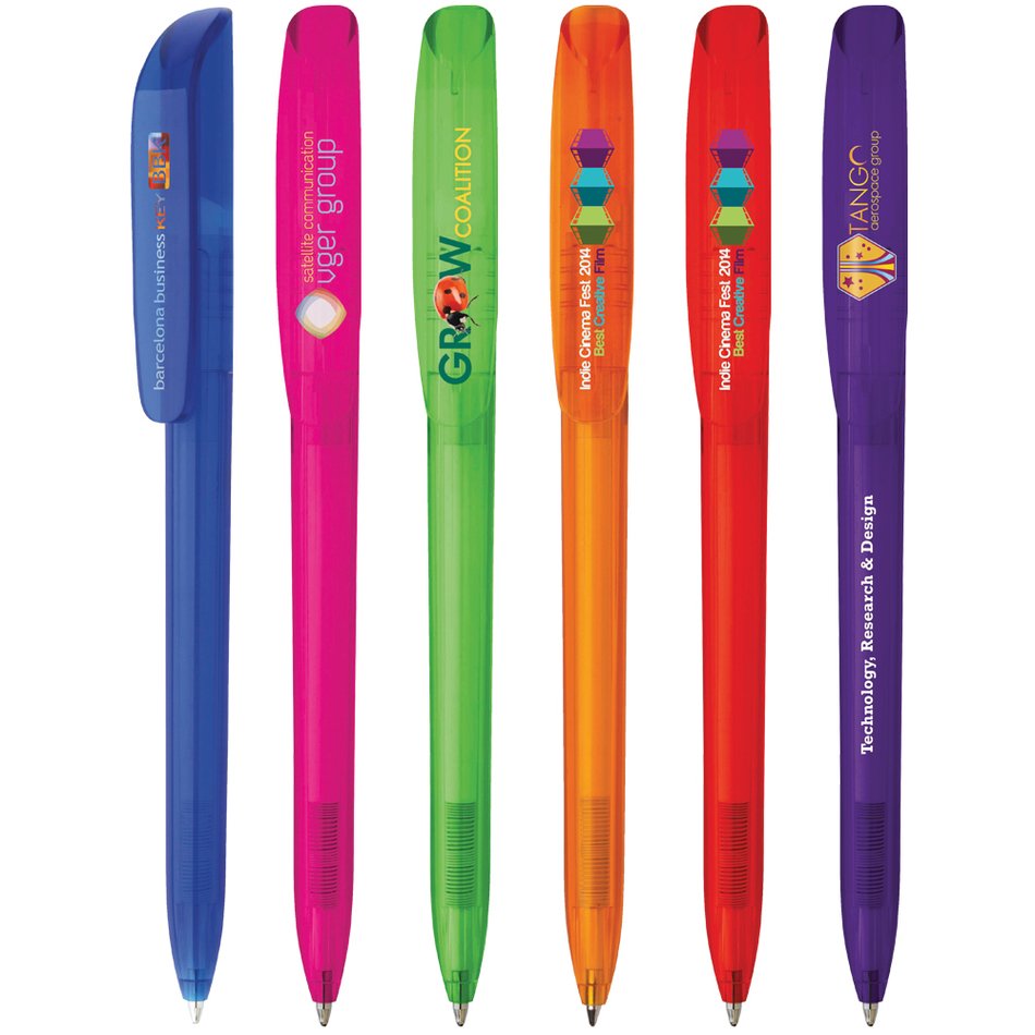 Get These Personlized BIC Super Clip Clear Pens Now