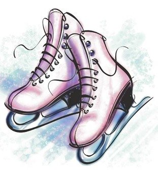 Ice Skating Clip Art N107