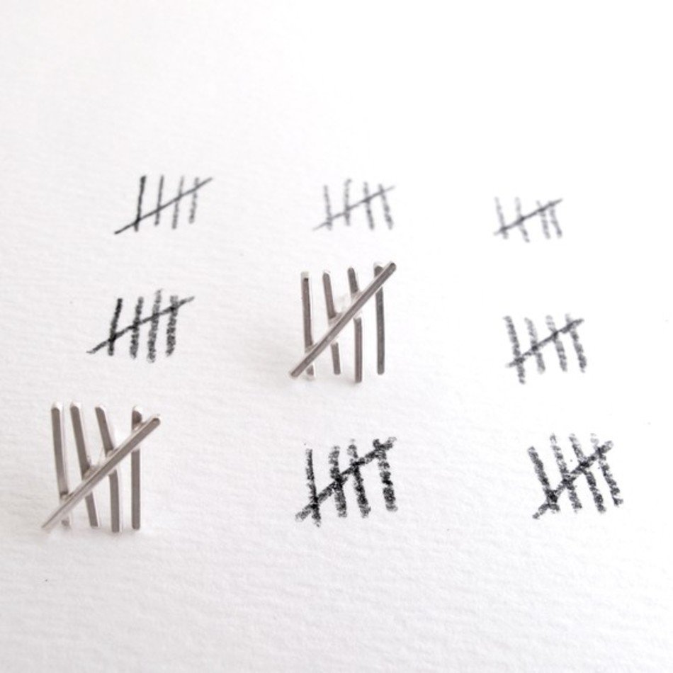 Tally Mark Earrings