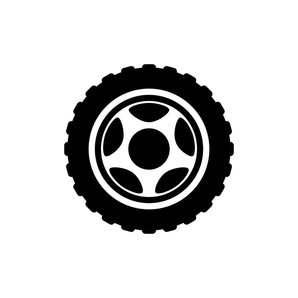 Car With Flat Tire Clip Art N18