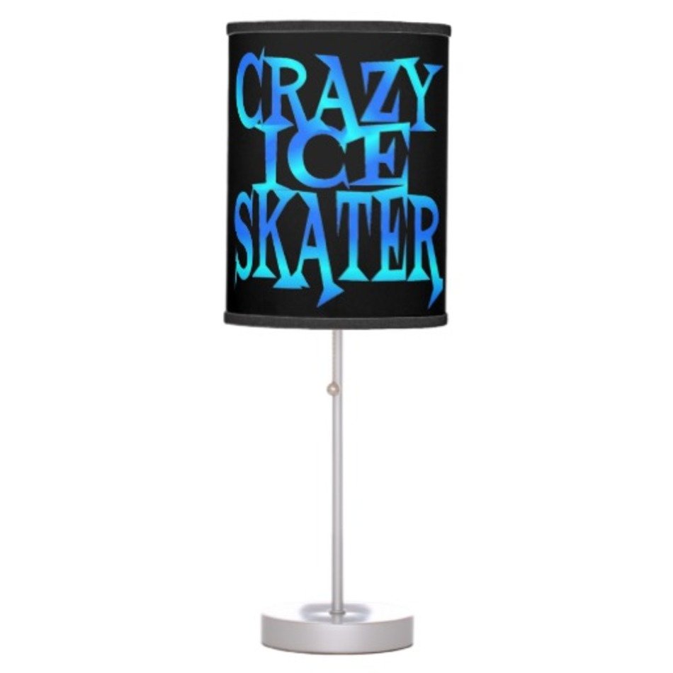 Cute Teal Day Of The Dead Sugar Skull Owl Rough Lamp N3