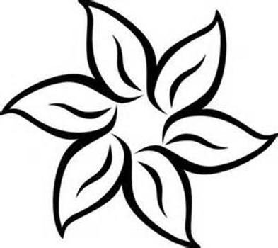 Spring Flowers Clip Art Black And White N12