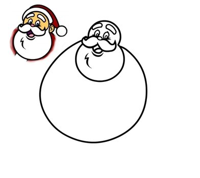 Santa Claus Drawings N2