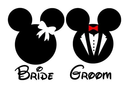 Mickey And Minnie Bride Groom