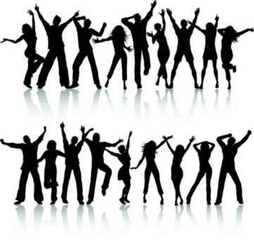 Dancer Silhouette Clip Art N40